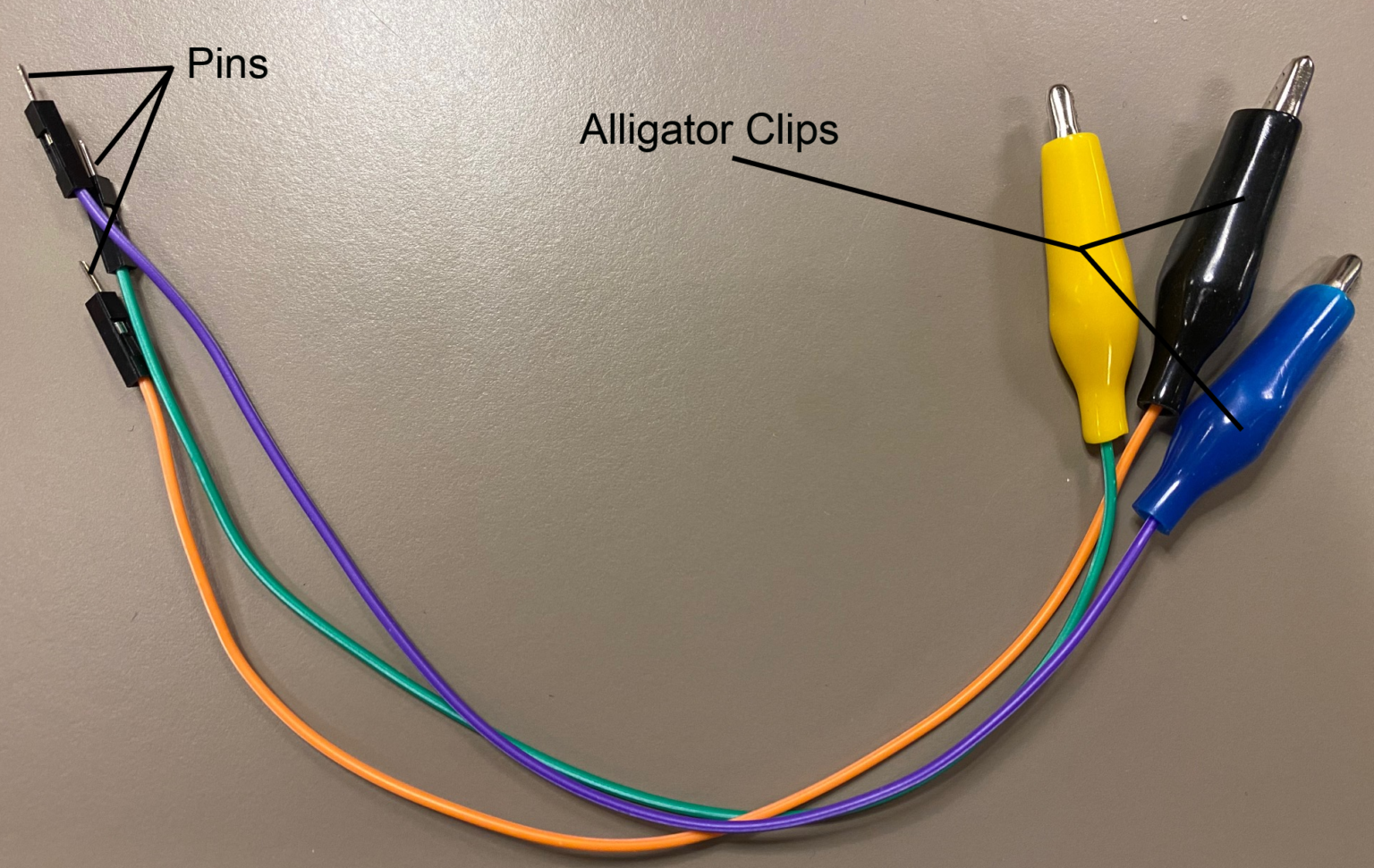 Wire a continuous servo